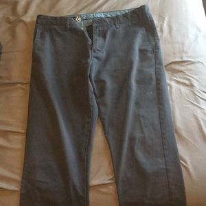 Size 32 blue cargo Volcom pants